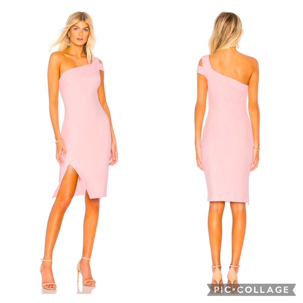 Likely Packard One Shoulder Midi Dress 10 EUC